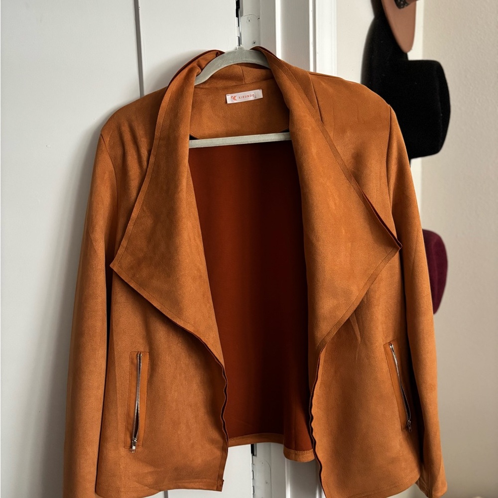 Brown Jacket with Classic Tailored Fit